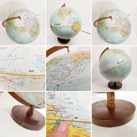 Globemaster 12" Globe Vintage decor - Picture 8 of 8